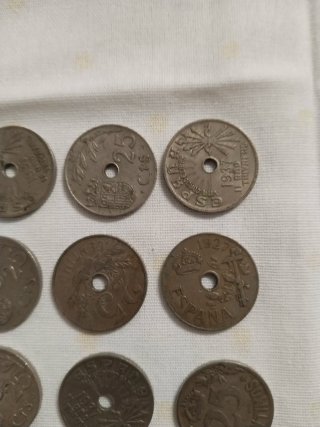 Lote de 33 monedas antiguas España