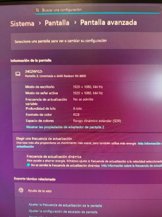 AOC 24G2 24" Gaming Monitor 144Hz IPS 1ms FreeSync