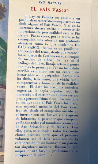 El País Vasco Pío Baroja Destino Ed. 1953  1a Ed