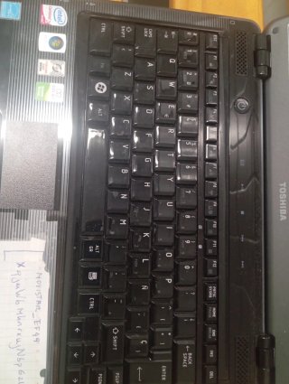 Portátil Toshiba Negro/Gris