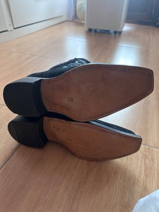 Botas Vaqueras Hombre Negras