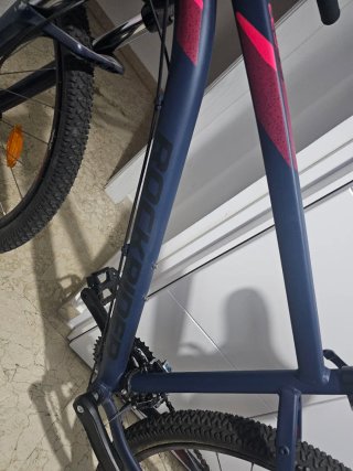 Bicicleta Rockrider ST 520 Azul/Rosa