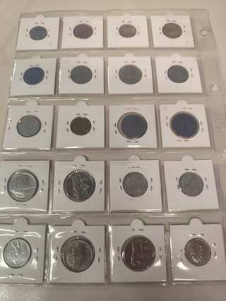 Lote 8 Monedas Italia Liras 1992-1999