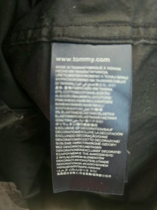 Camisa Tommy Hilfiger Negra Talla L