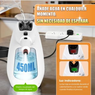 Limpiadora Vapor 1500W Instantánea