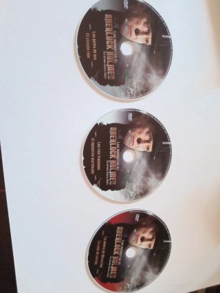 3 DVDs Sherlock Holmes (Español)