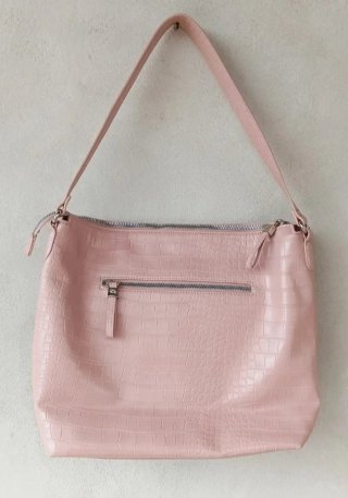 Borsa a spalla donna, hobo, Carpisa, rosa