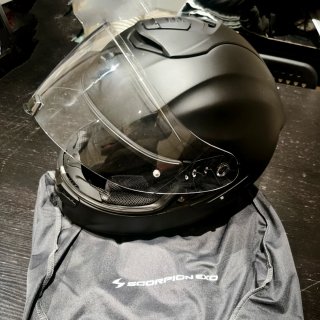 Casco Scorpion Exo 1400 Evo II Negro Mate talla M