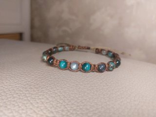Bracciale Shamballa Uomo Pietra Naturale