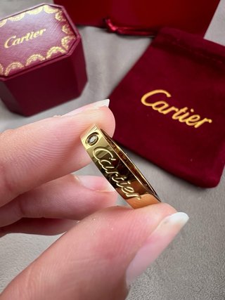 Anillo Love inspo Cartier Oro