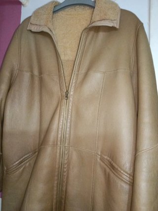 Abrigo piel vintage Ramón Peña Talla 42