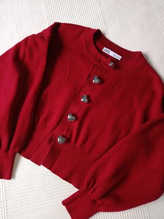 Chaqueta Zara Corazones Talla S