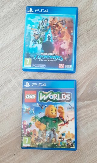 Pacchetti di giochi PS4: Minecraft Legends e Lego Worlds