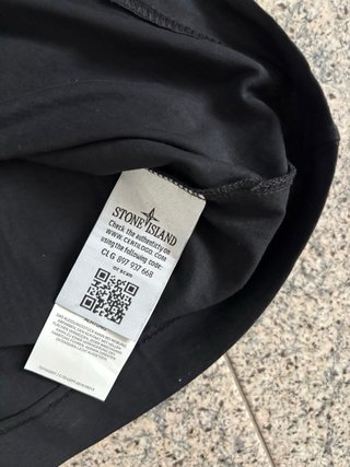 T-Shirt Stone Island Nera XL Nuova con Cartellino