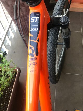 Bicicleta Niños MTB EXPL 500 Naranja