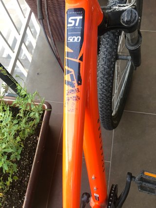 Bicicleta Niños MTB EXPL 500 Naranja