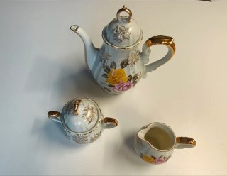 Juego de té porcelana japonesa vintage MUSICAL