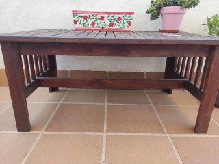 Sofás de exterior de madera