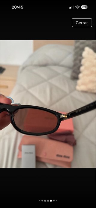 Gafas Miu Miu Marrones Lente Clara