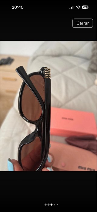 Gafas Miu Miu Marrones Lente Clara