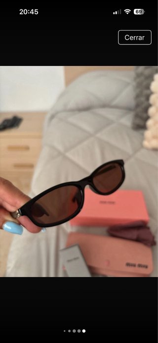 Gafas Miu Miu Marrones Lente Clara
