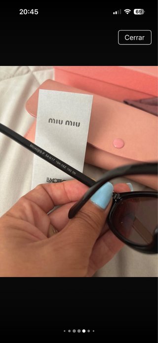 Gafas Miu Miu Marrones Lente Clara