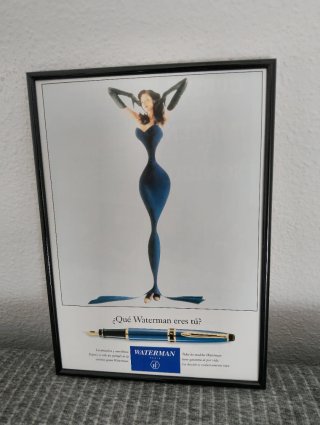 Annunci con cornice di marchi di penne e stilografiche