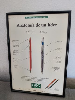 Annunci con cornice di marchi di penne e stilografiche