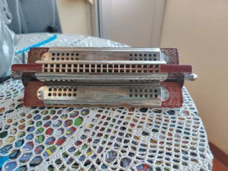 Armonica antica Hohner Tremolo quadrupla