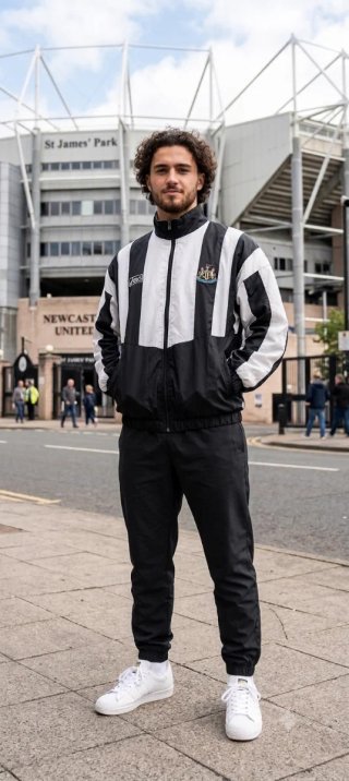 Chaqueta Vintage Newcastle United FC Asics