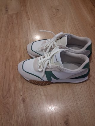Zapatillas Lacoste Caballero Blancas y Verdes