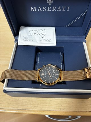 Maserati Epoca Chronograph Negro/Dorado