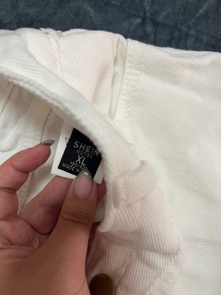 Pantalon corto blanco de mujer talla XL