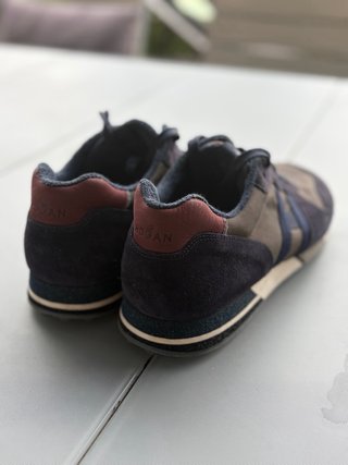 Sneakers Hogan originali in pelle scamosciata e tessuto