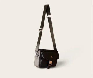 Bolso bandolera Lacoste negro