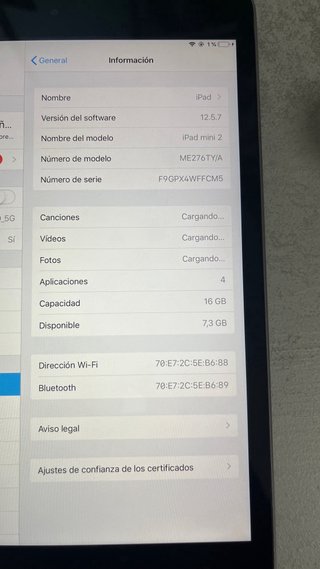 iPad mini 2 16GB Grigio Siderale Retina
