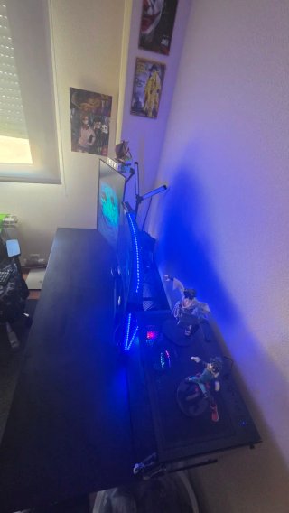 Escritorio Gaming IKEA UTESPELARE Negro 160x80