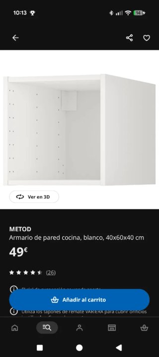 Mueble Cocina Metod IKEA, nuevas en su caja