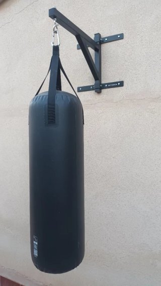 Saco de boxeo Air Gel y soporte pared 10L