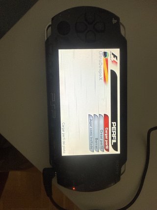 Consola PSP Sony Negra sin cargador, en funda