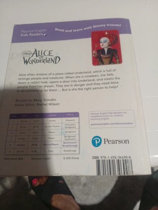LEVEL 5 Disney Kids Readers Alice in Wonderland...