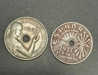 Monedas Francisco Franco Caudillo Diferentes época