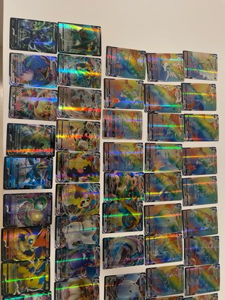 Colección Cartas Pokémon VMAX y V Arcoíris.