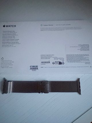 Correa Milanese Loop Titanio 49mm