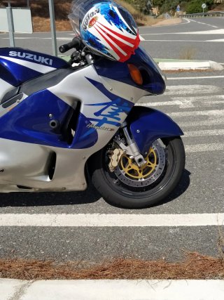 Suzuki Hayabusa Azul/Plata
