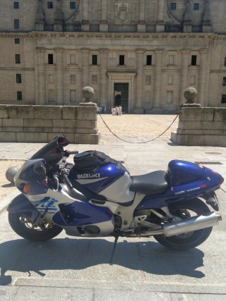Suzuki Hayabusa Azul/Plata