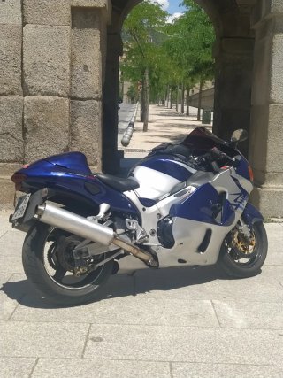 Suzuki Hayabusa Azul/Plata