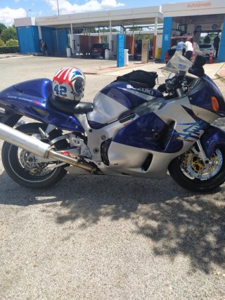 Suzuki Hayabusa Azul/Plata
