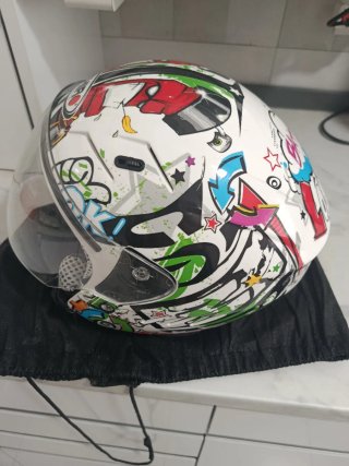Casco SHIRO Verano Dibujo personalizado Talla M