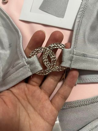 Bikini Chanel Argento Taglia S/36